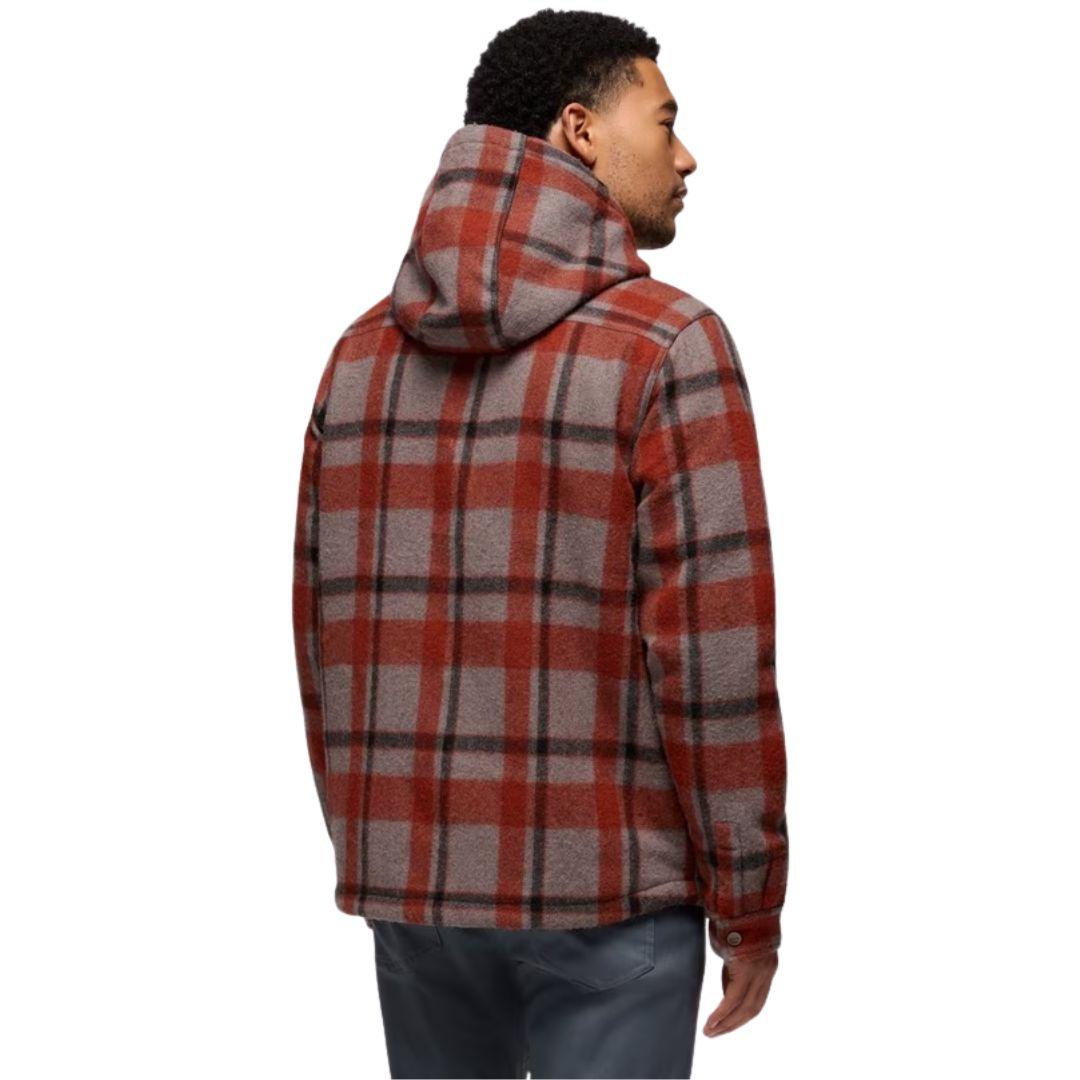 prAna Men's Asgard Hooded Flannel Shirt